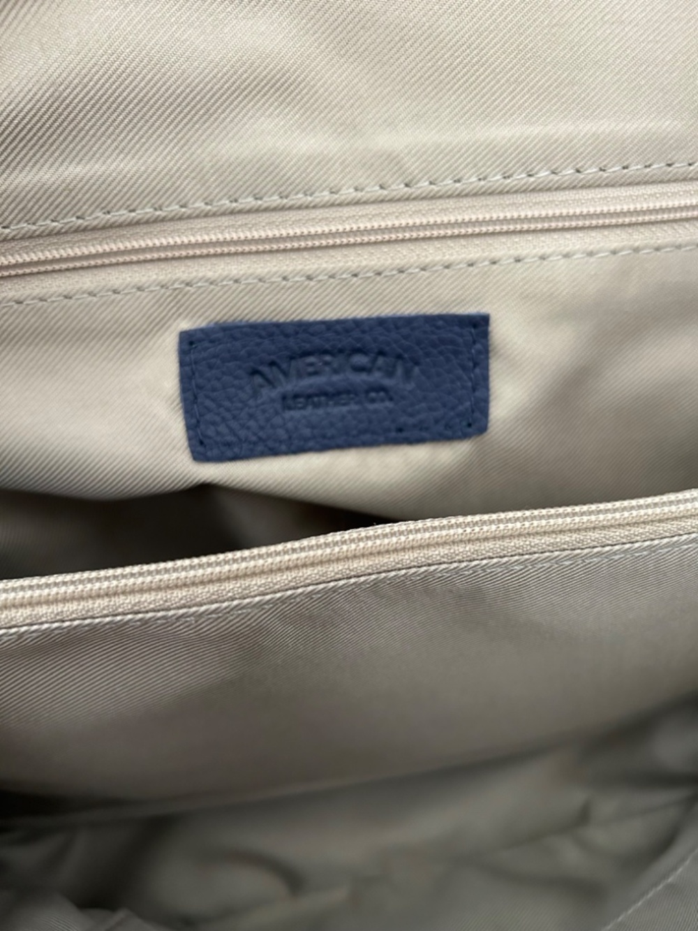 American Leather Co. Meadow Convertible Satchel in Navy Blue - Picture 6 of 8